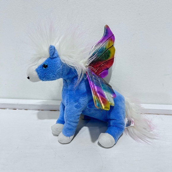 Vintage 2002 Ty Beanie Baby‎ Pegasus The Winged Horse Unicorn Plush - Picture 3 of 6
